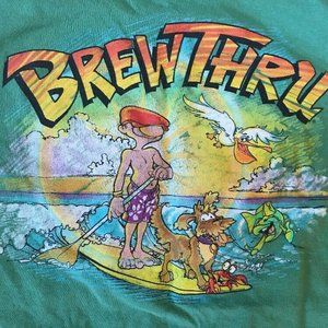 XL DELTA PROWEIGHT CREW NECK T-SHIRT BREW THRILL O